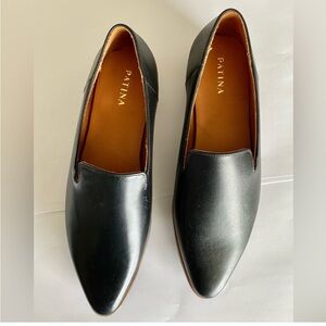 Patina / Portland Leather Goods Black Loafers